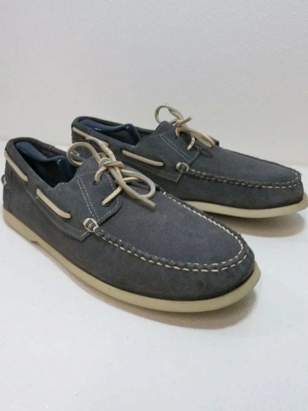 Lands' End Suede Leather Deck Boat Shoes Men's Footwear Zapatos Kutsu 13 D